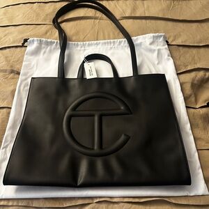 Telfar Black Tote Bag